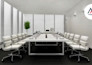 design realistic custom virtual background google meet and zoom with logo